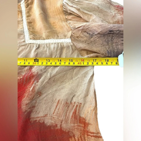 Anthropologie Bl^nk London Shira Peasant Blouse - Picture 9 of 9